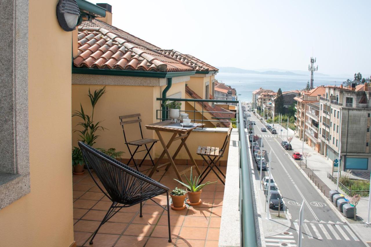 Precioso Atico Con Terraza Y Vistas A Silgar. Apartamento Sanxenxo Exterior foto